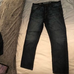 Mossimo Dark Rinse Jeans Slim Straight 34X30